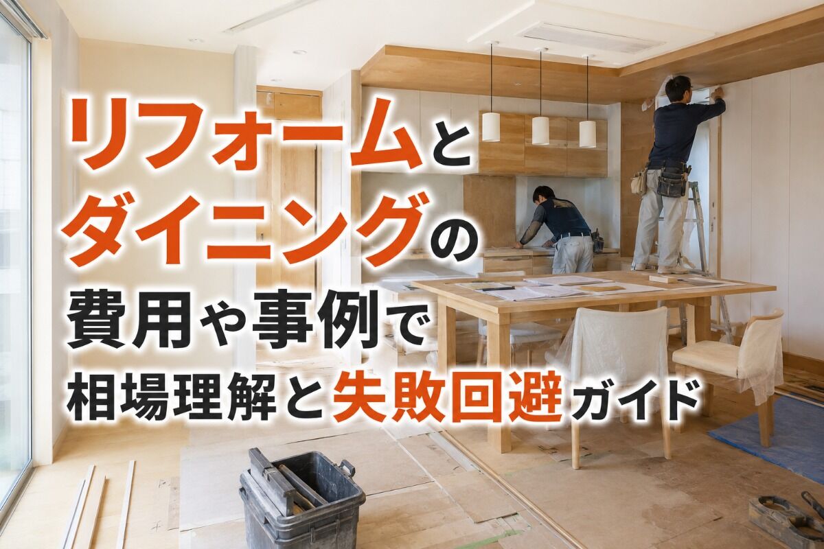 リフォームとダイニングの費用や事例で相場理解と失敗回避ガイド