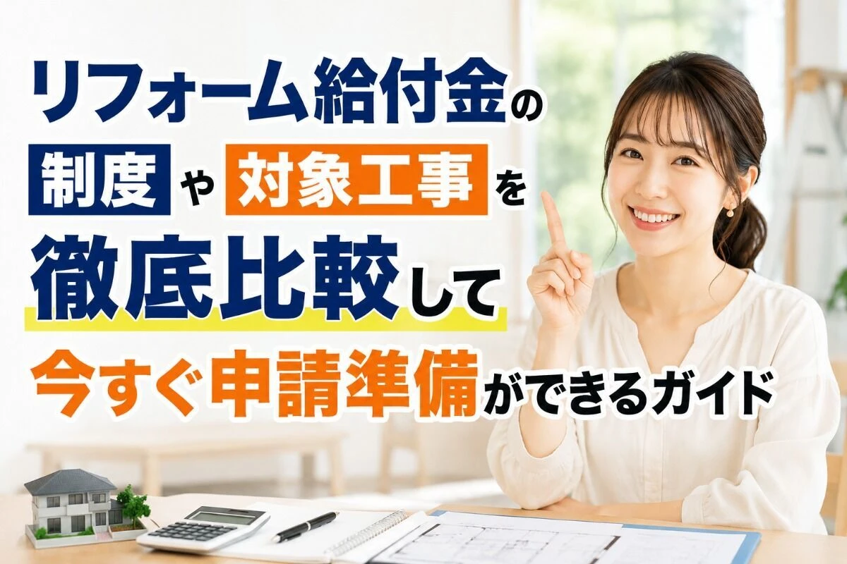 リフォーム給付金の制度や対象工事を徹底比較して今すぐ申請準備ができるガイド