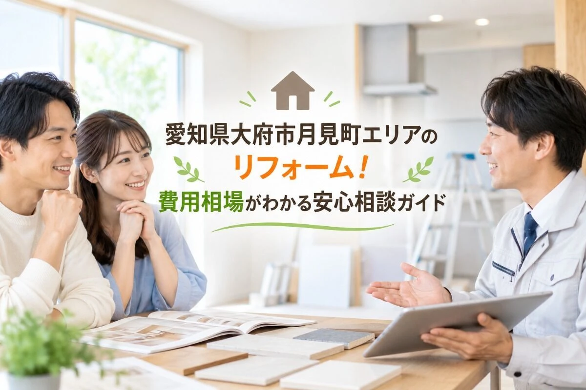 愛知県大府市月見町エリアのリフォーム！費用相場がわかる安心相談ガイド